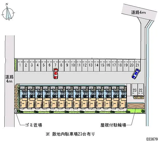 ★手数料０円★豊橋市下地町　月極駐車場（LP）